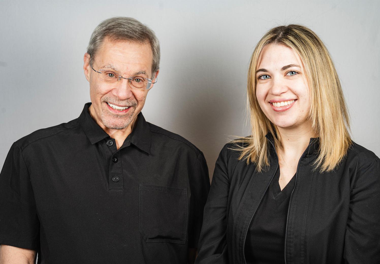 Dentist and a team member